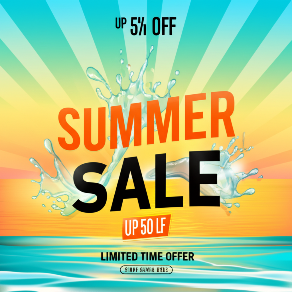 Summer Sale Hero Banner